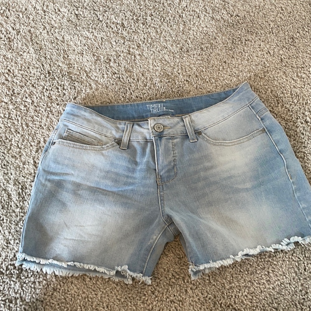 Time and Tru Jean Shorts
